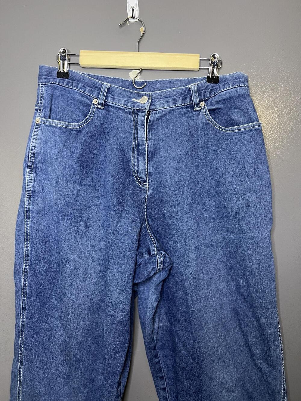 Vintage Pendleton Jeans Womens 14 Medium Wash Blue High Rise Relaxed Straight